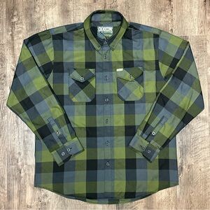 Dixxon "The Patton" Long-sleeve Flannel Shirt Men's Size XL